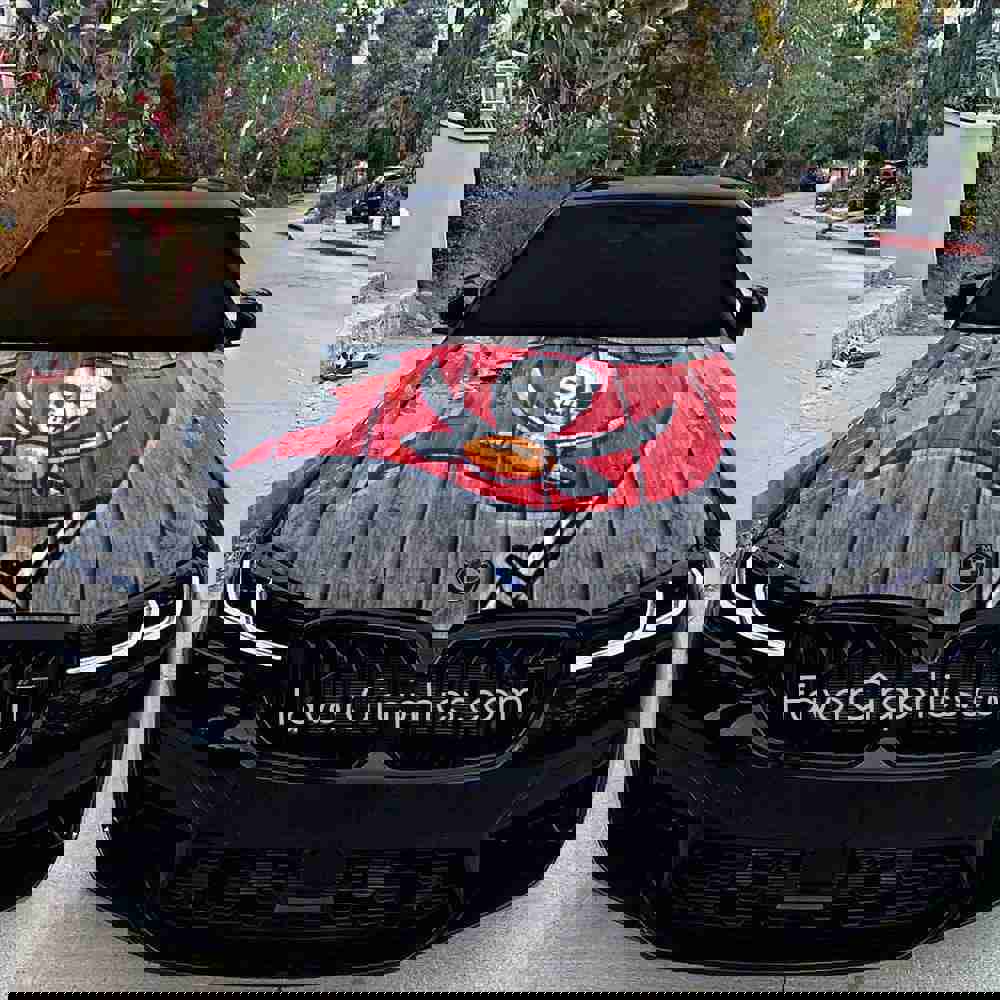 Tampa Bay Buccaneers Itasha Car Vinyl Hood Wrap Decal Sticker
