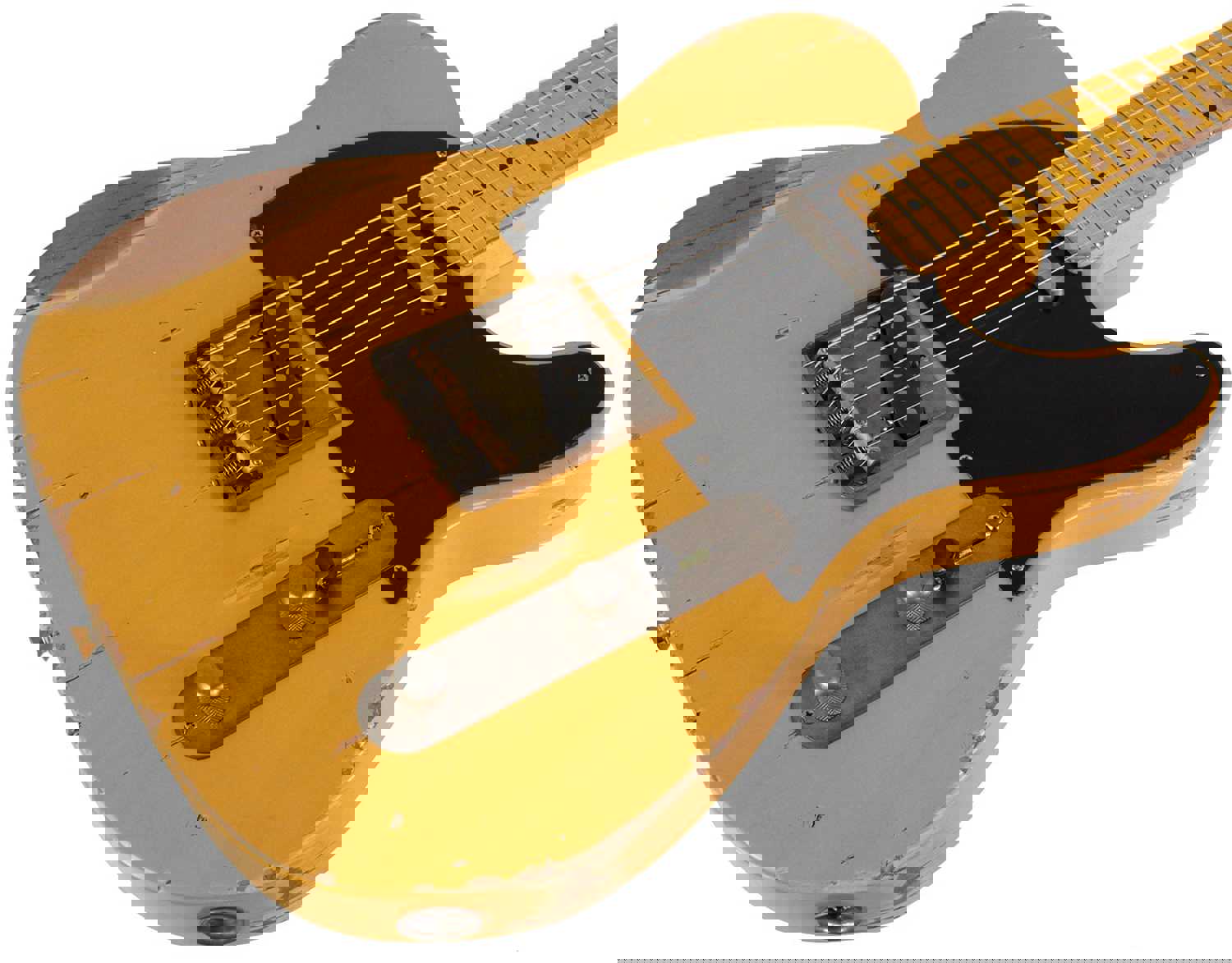 Nash T-52 Guitar, Butterscotch Blonde, Heavy Aging