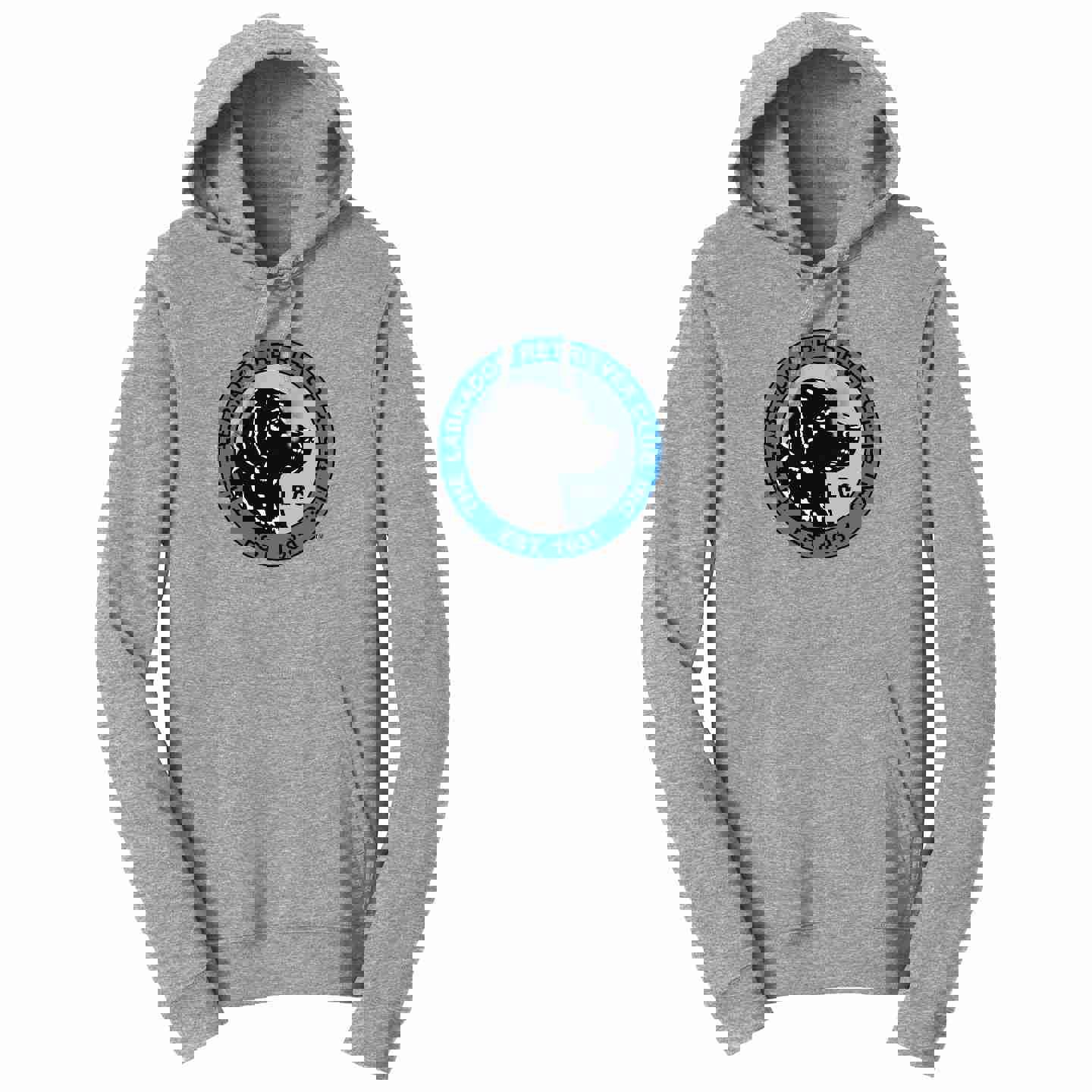 LRC Full Front Blue Logo - Unisex Hoodie Sweatshirt for Adults