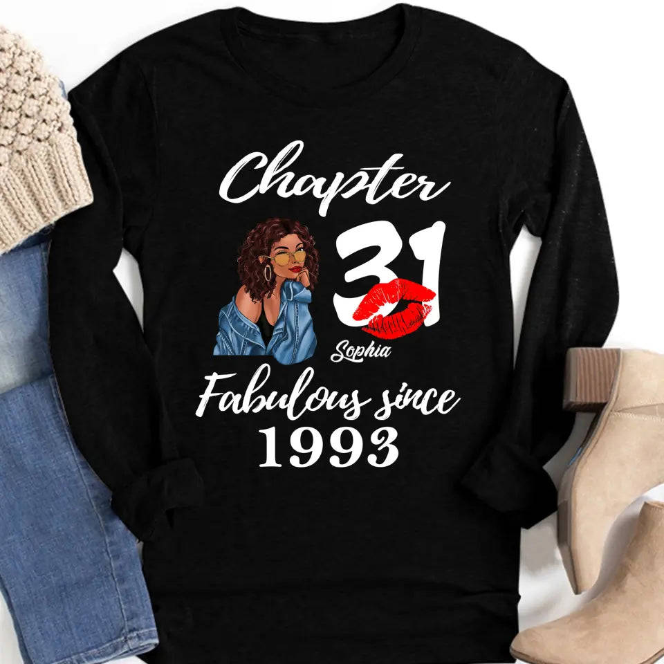 31st Birthday Shirts For Her - Personalized 31st Birthday Gifts - 1993 T-Shirt - 31 And Fabulous Shirt