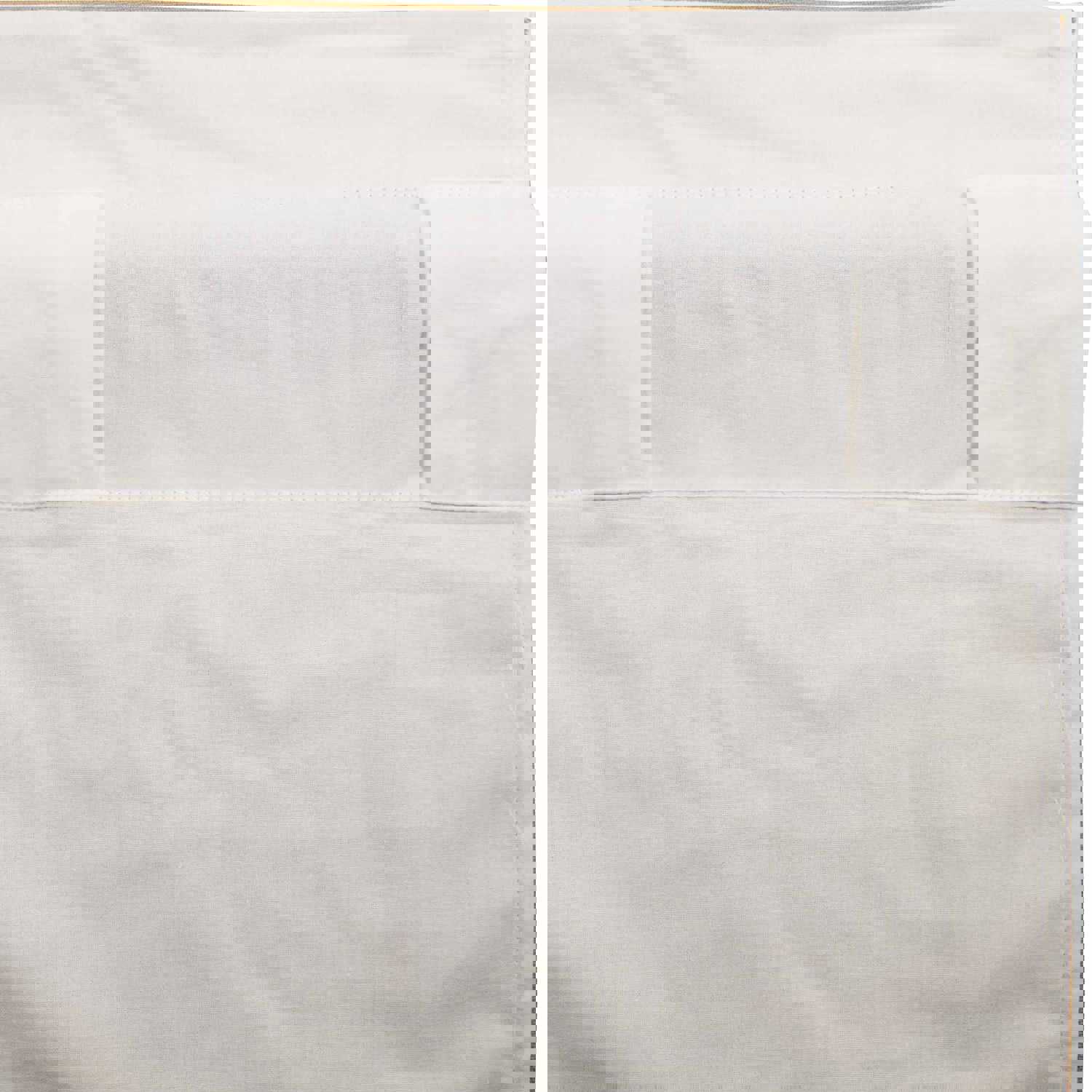 Simple Life Flax Khaki Ruffled Valance 16x72 - Cotton Linen Window Treatment