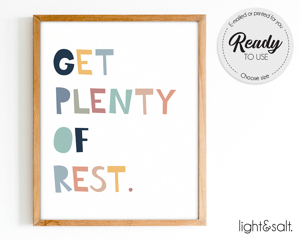 Set of 6 Mental Health Posters for School Nurse Office Decor