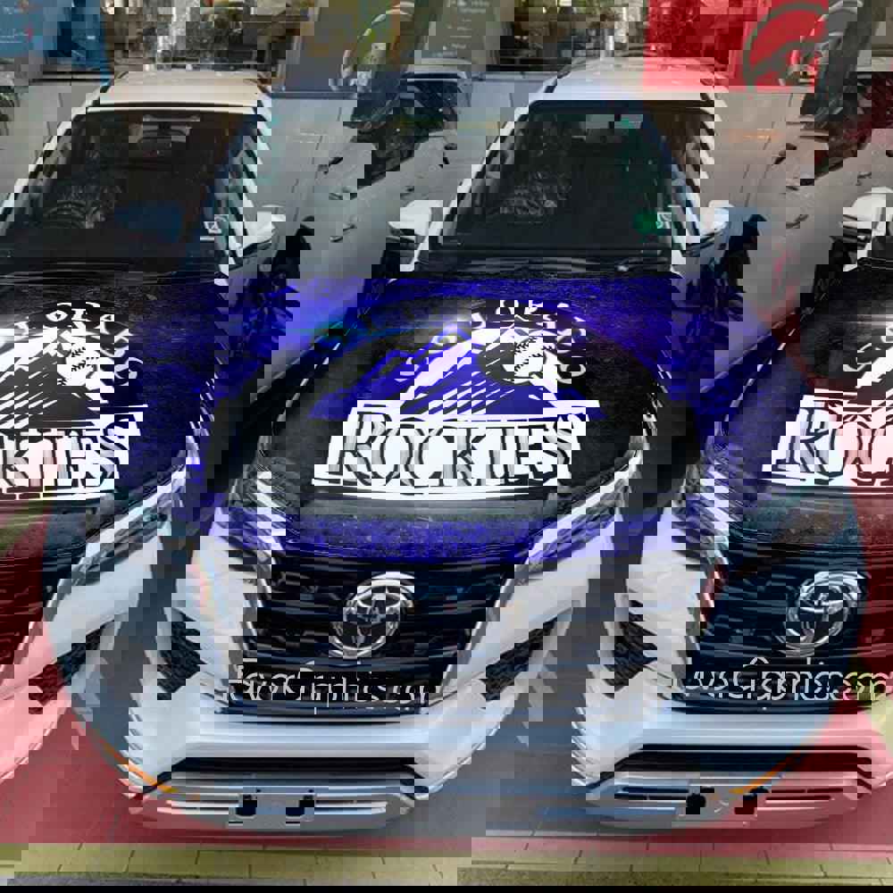 Colorado Rockies Itasha Car Vinyl Hood Wrap Decal Sticker