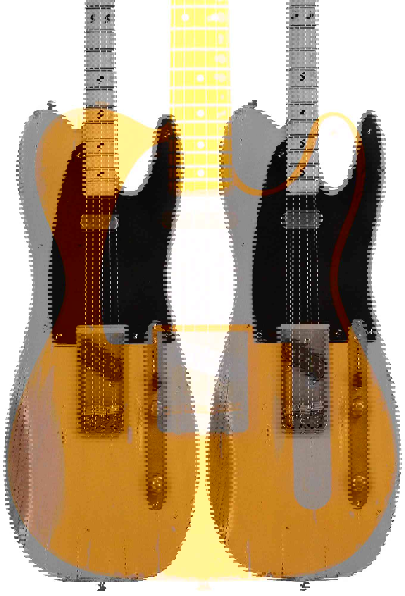 Nash T-52 Guitar, Butterscotch Blonde, Heavy Aging