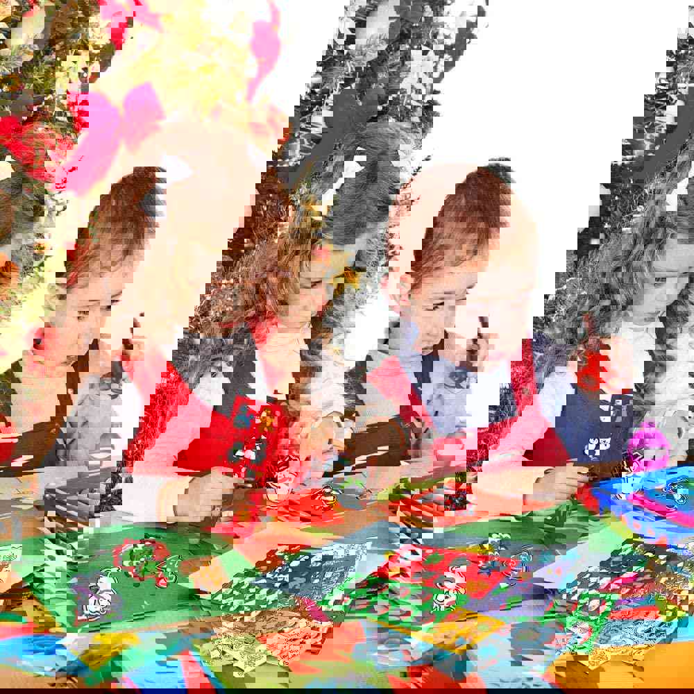 Holiday Sticker Assortment - 100 Sheets of Christmas Themed Stickers for Kids and Adults