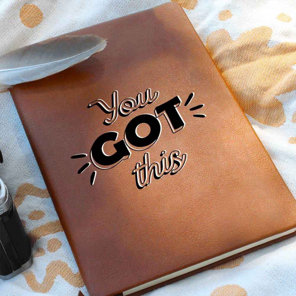You Got This - Inspirational Leather Journal - Encouragement, Birthday or Christmas Gift