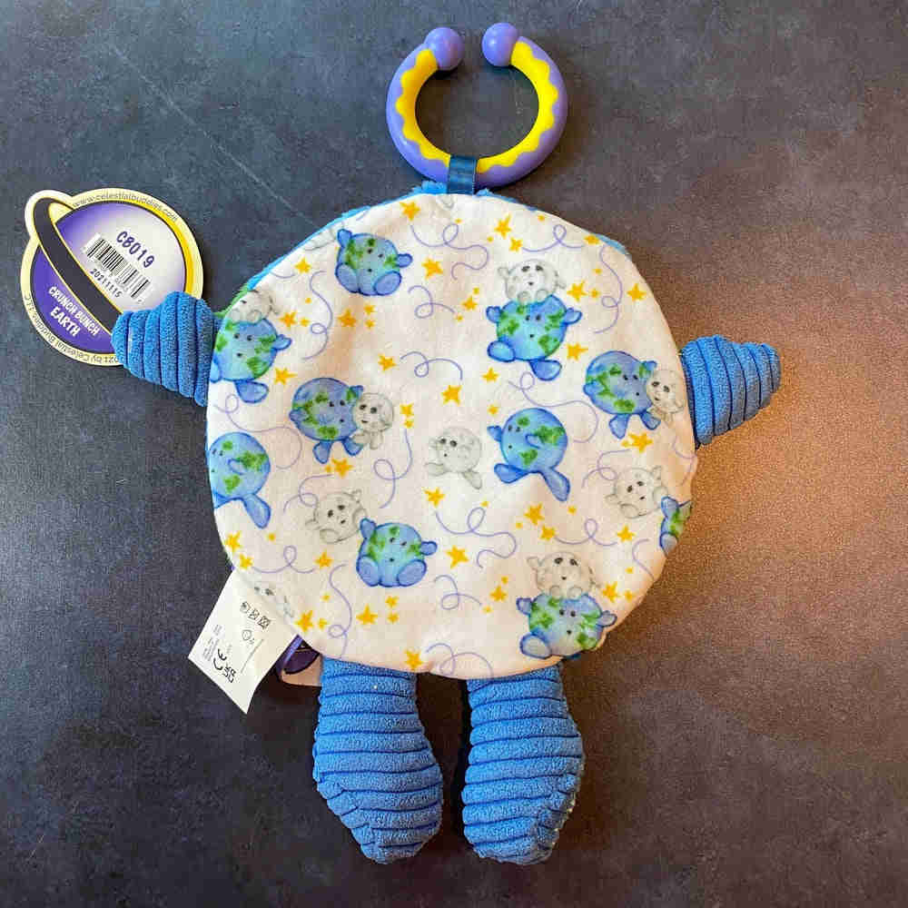Earth Crunch Bunch Baby Toy - Adorable Plush Planet for Early Space Exploration