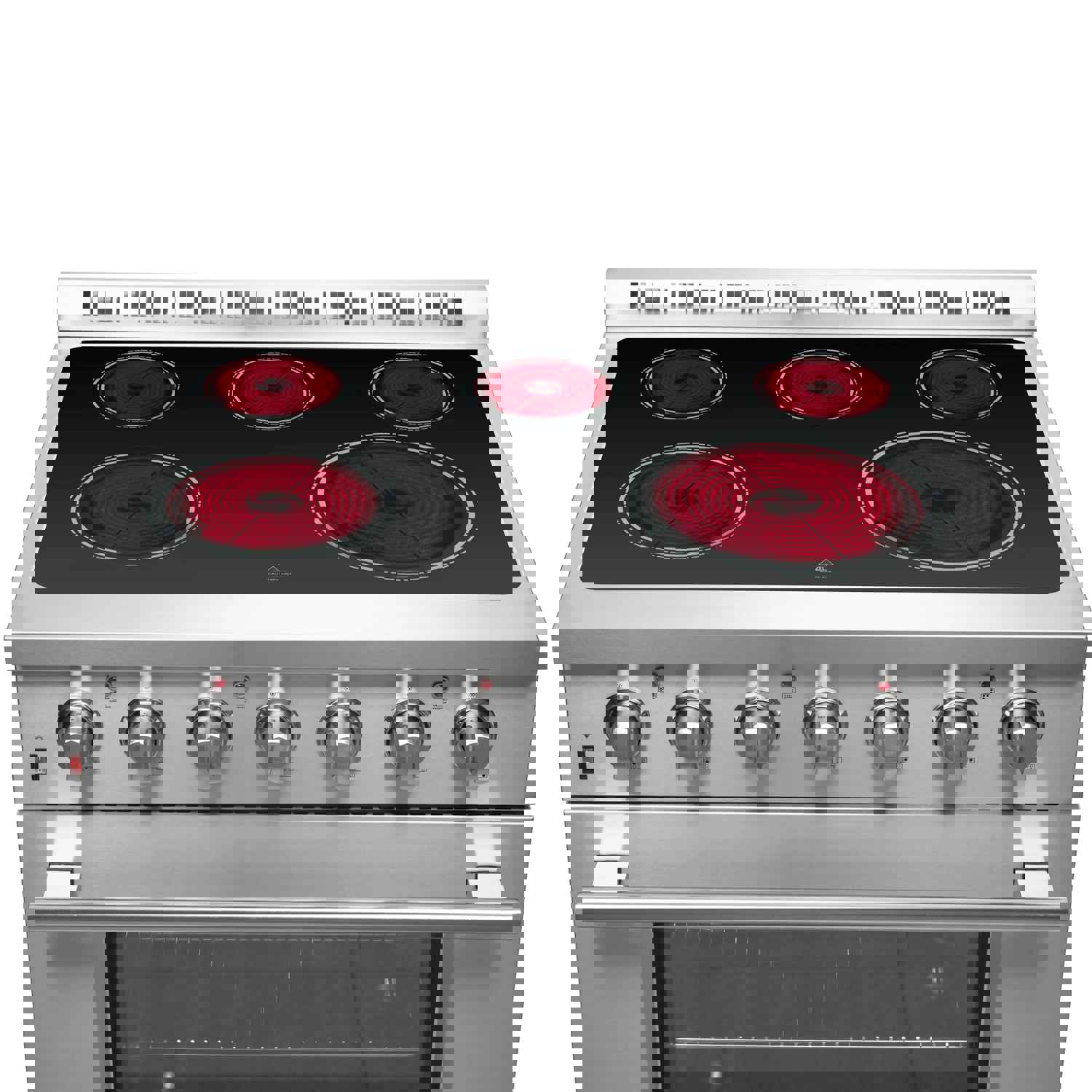 Forno 2-Piece Luxury Appliance Package - 36-Inch Electric Range and Pro-Style Refrigerator & Freezer