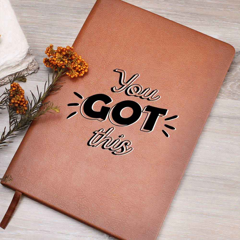 You Got This - Inspirational Leather Journal - Encouragement, Birthday or Christmas Gift