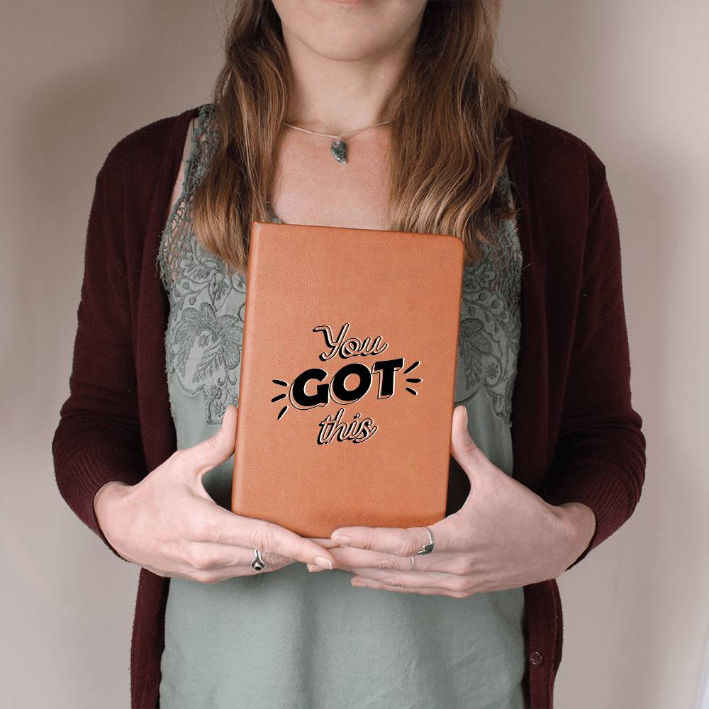 You Got This - Inspirational Leather Journal - Encouragement, Birthday or Christmas Gift