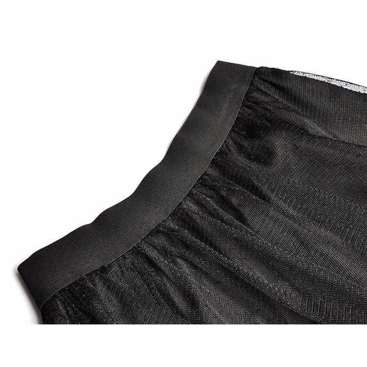 Fashion Long Sleeve Mesh Dress