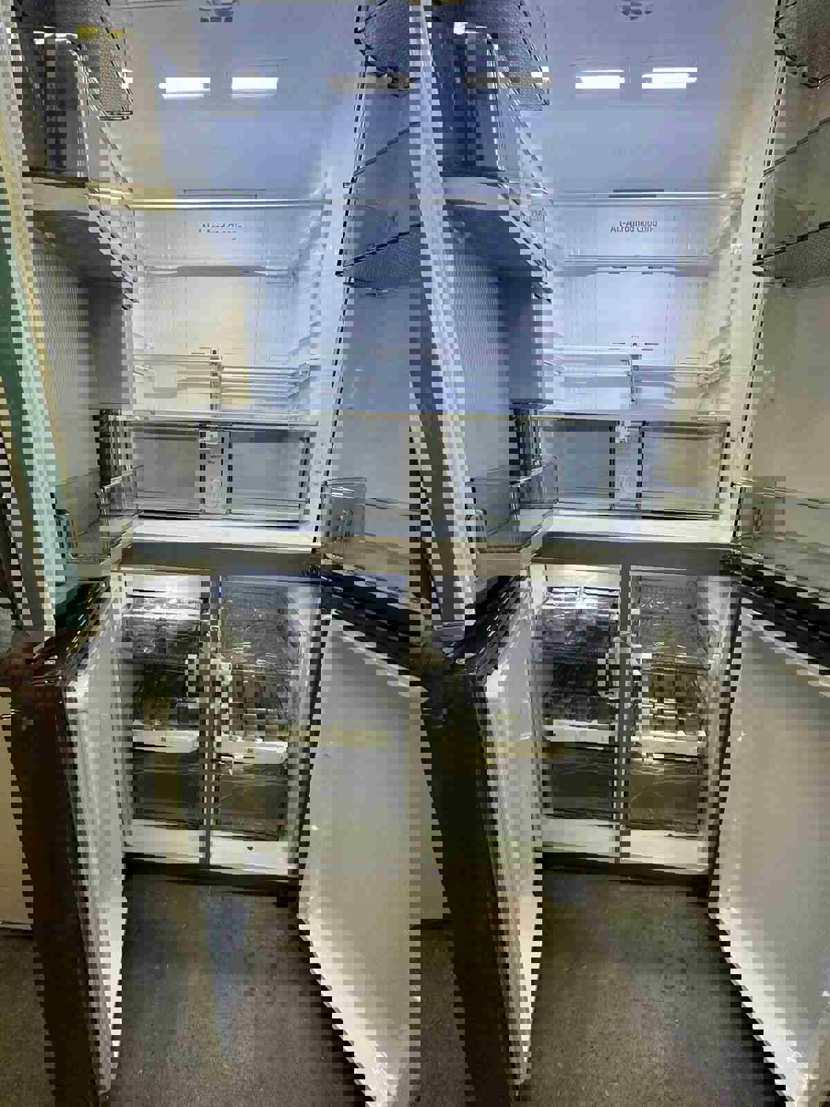 Samsung 23 cu. ft. 4-Door Flex French Door Counter Depth Smart Refrigerator with Dual Ice Maker - Stainless Steel (Open Box)