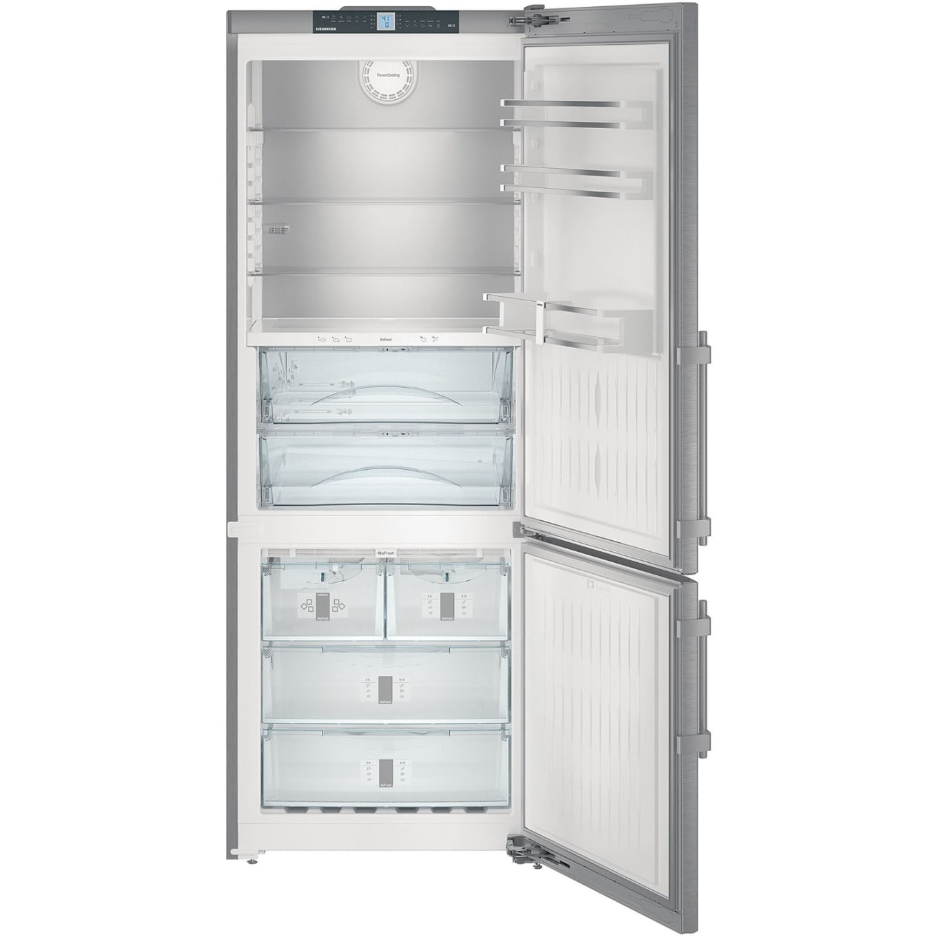 Liebherr 30 Wide 15.0 Cu. Ft. Energy Star Rated Bottom Mount Refrigerator With Right Hand Door & Ice Maker
