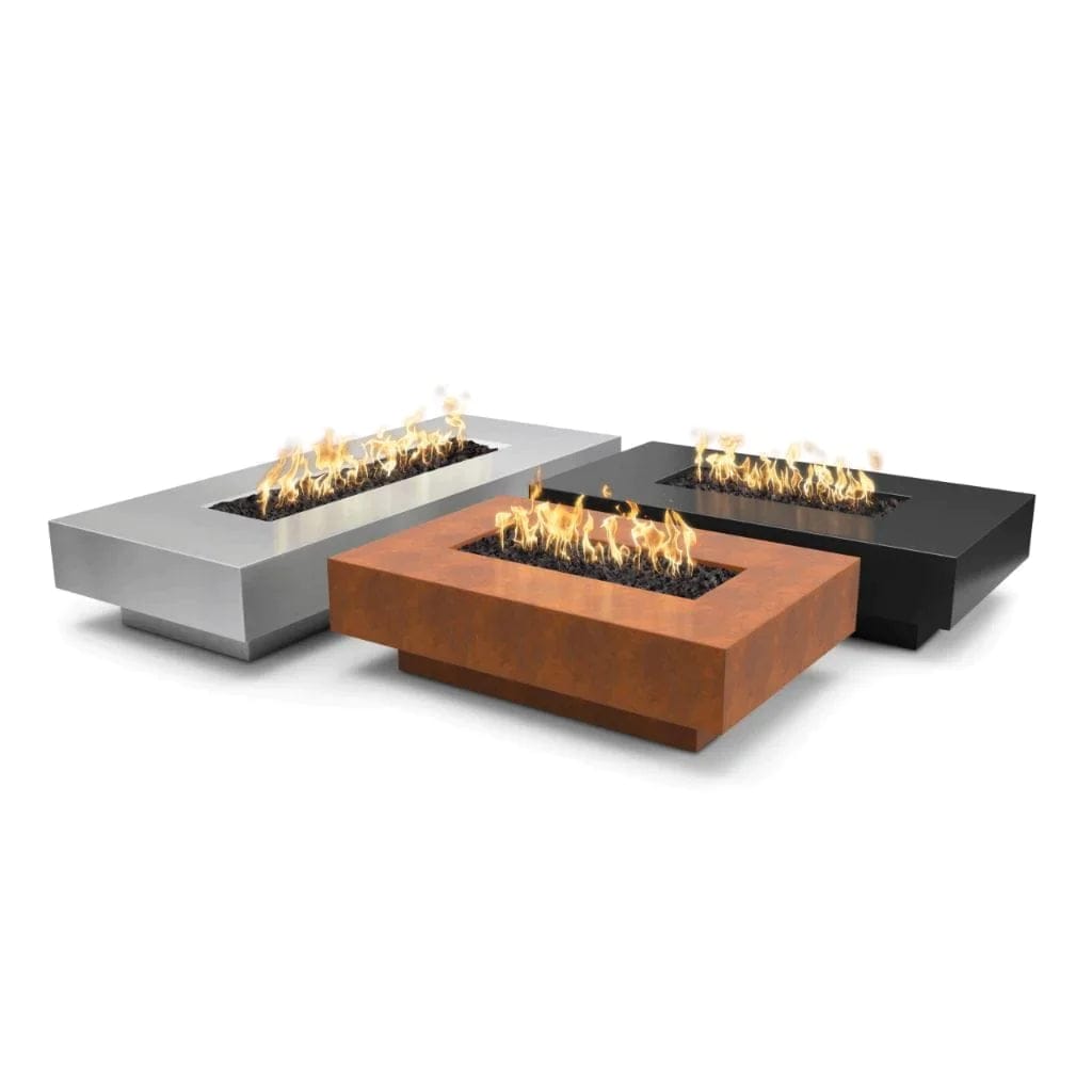 Outdoor Plus Linear Cabo Corten Steel Fire Pit