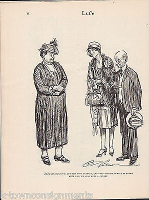 Antique Life Magazine 1927 with Garret Price Cover Art - Art Deco Illustrations