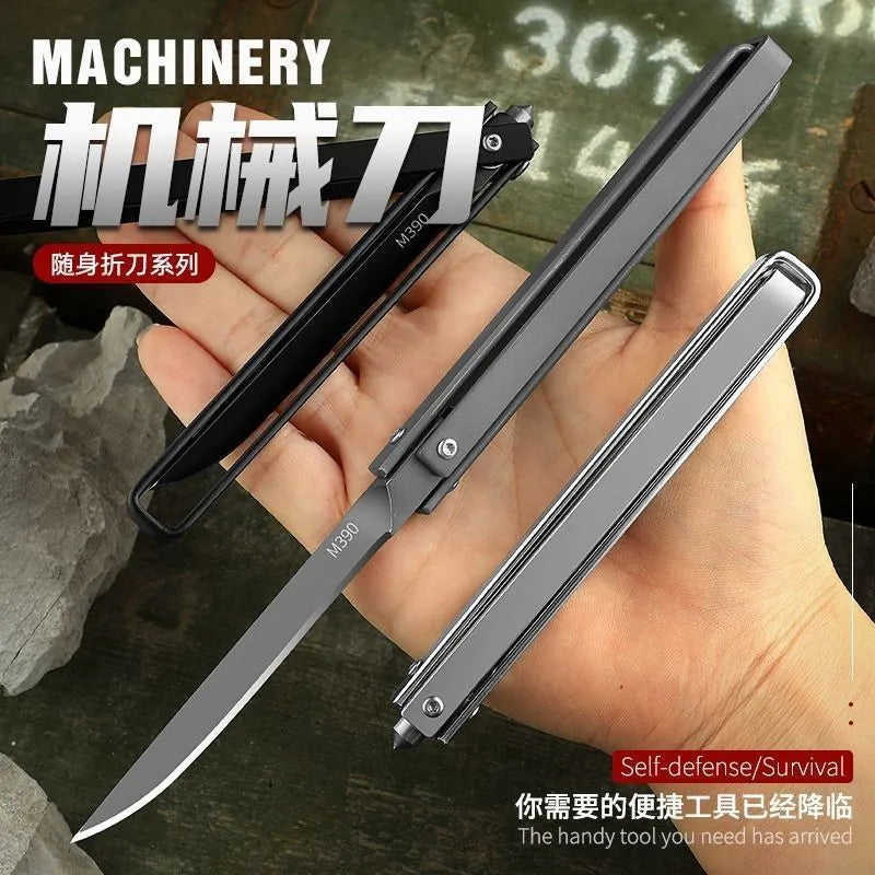 Newest 2 In 1 Mini Folding Knife with Broken Window Tool - Outdoor Survival Pocket Knife