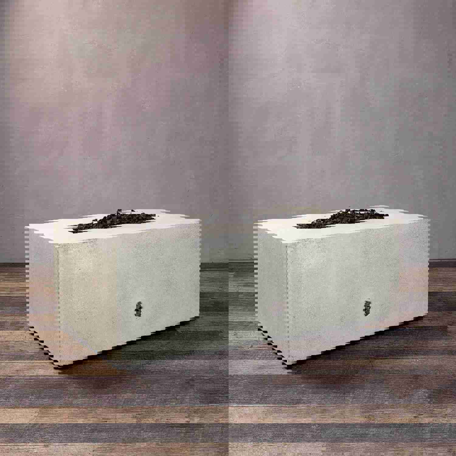 Starfire Designs Gravity 48 x 32 Rectangle Concrete Gas Fire Pit