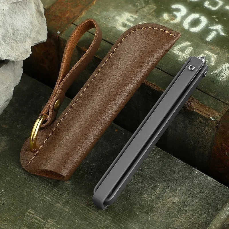 Newest 2 In 1 Mini Folding Knife with Broken Window Tool - Outdoor Survival Pocket Knife
