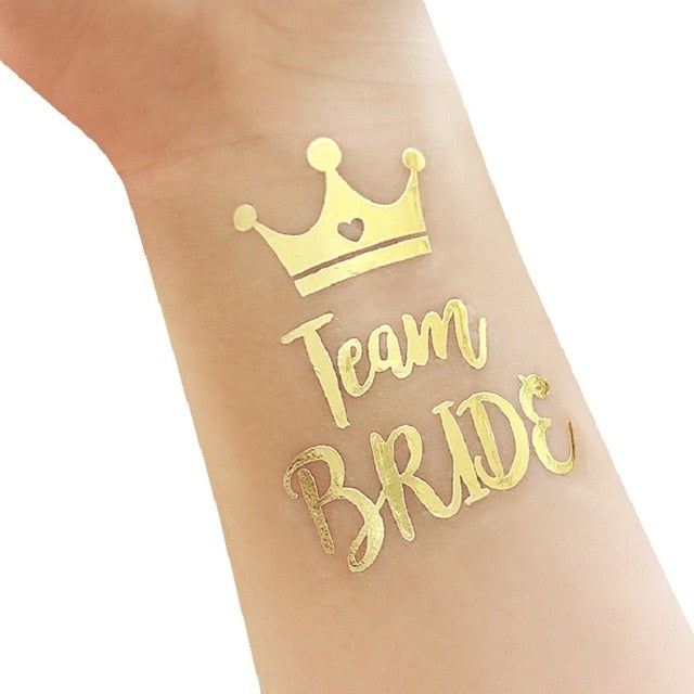Team Bride Tribe Stickers - Bridesmaid & Mr and Mrs Glass Stickers for Bachelorette Party
