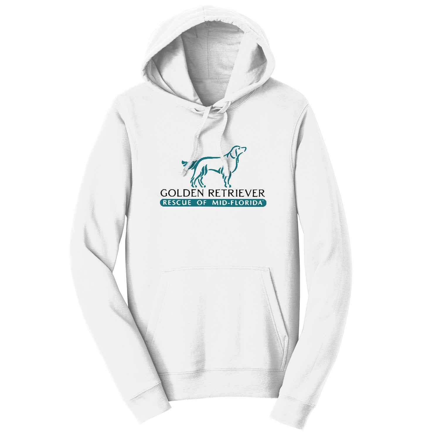 Golden Retriever Rescue of Mid-Florida Logo - Unisex Hoodie Sweatshirt for Adults