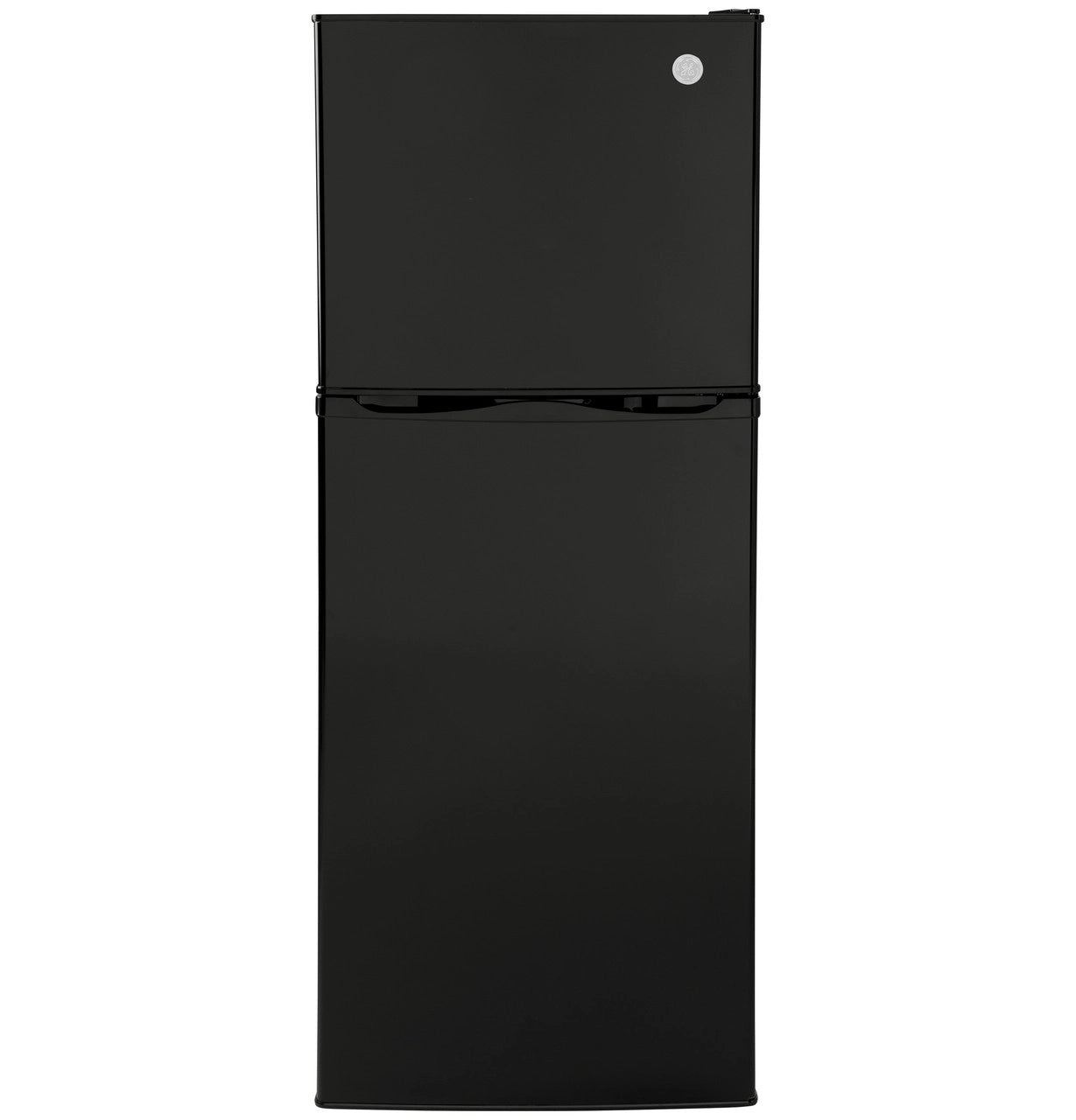 GE Appliances 9.8 Cu. Ft. 12 Volt DC Power Top-Freezer Refrigerator - Black