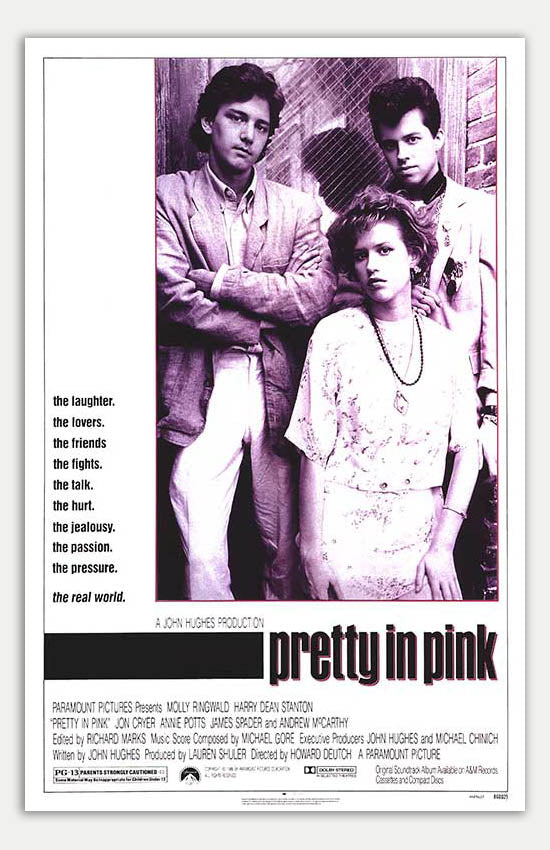 Pretty in Pink - 11 x 17 Movie Poster (1986 Reprint)