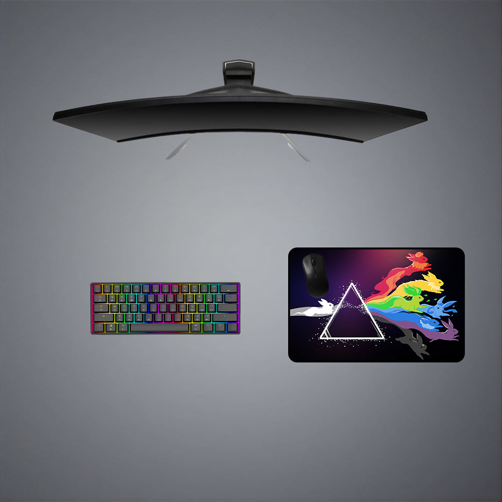 Pokemon Triangle Design Gaming Mouse Pad for Computer Desk - M-XXL Size