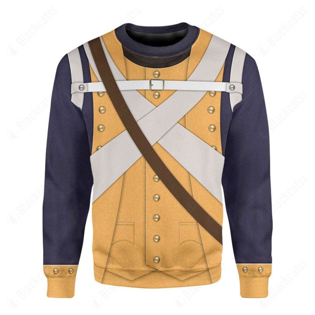 Historical American Infantry Full Marching Order 1776-1783 Apparel