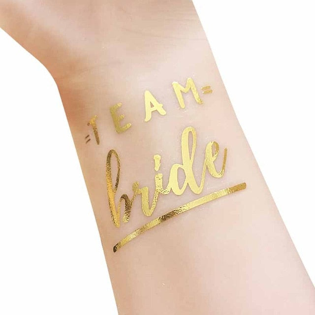 Team Bride Tribe Stickers - Bridesmaid & Mr and Mrs Glass Stickers for Bachelorette Party
