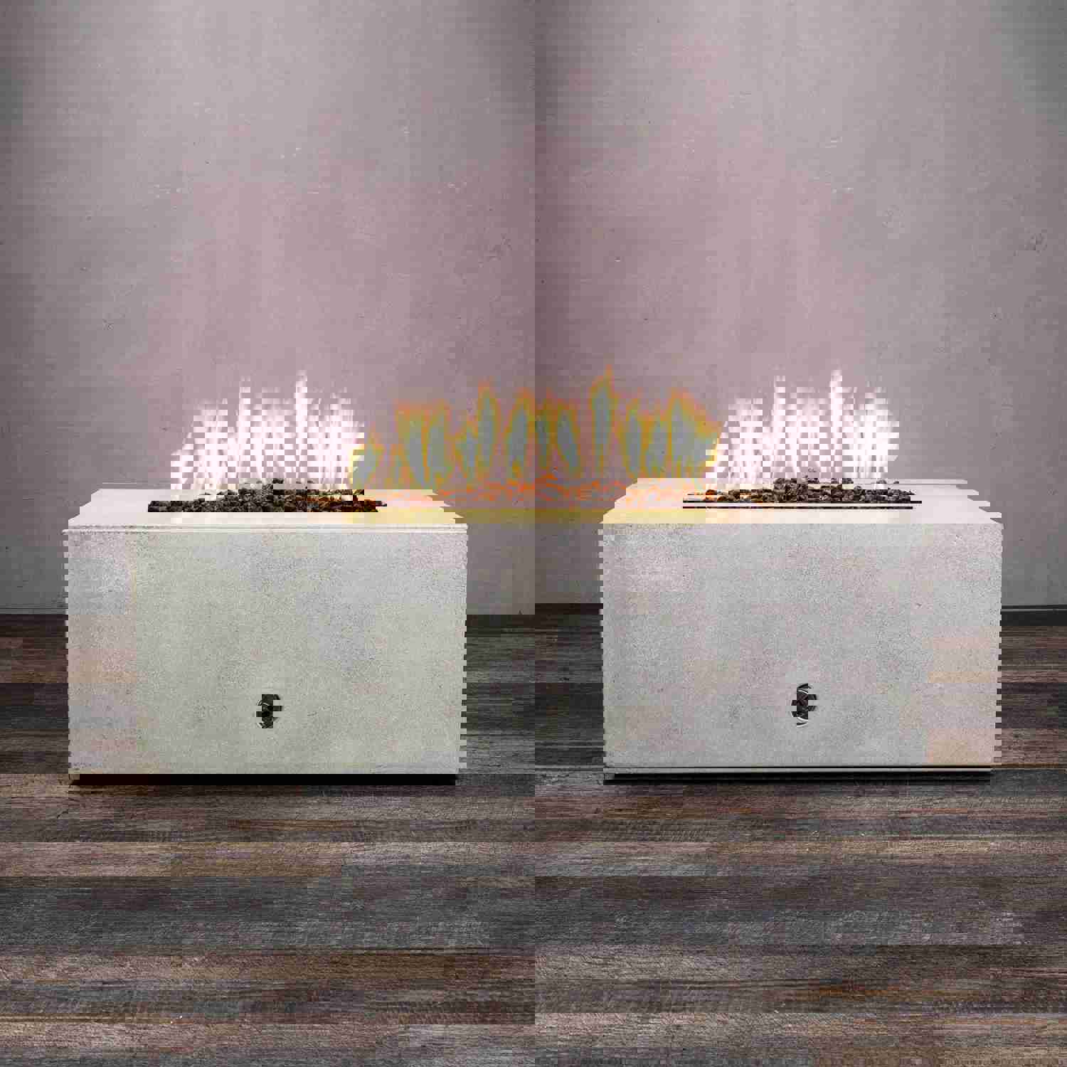 Starfire Designs Gravity 48 x 32 Rectangle Concrete Gas Fire Pit