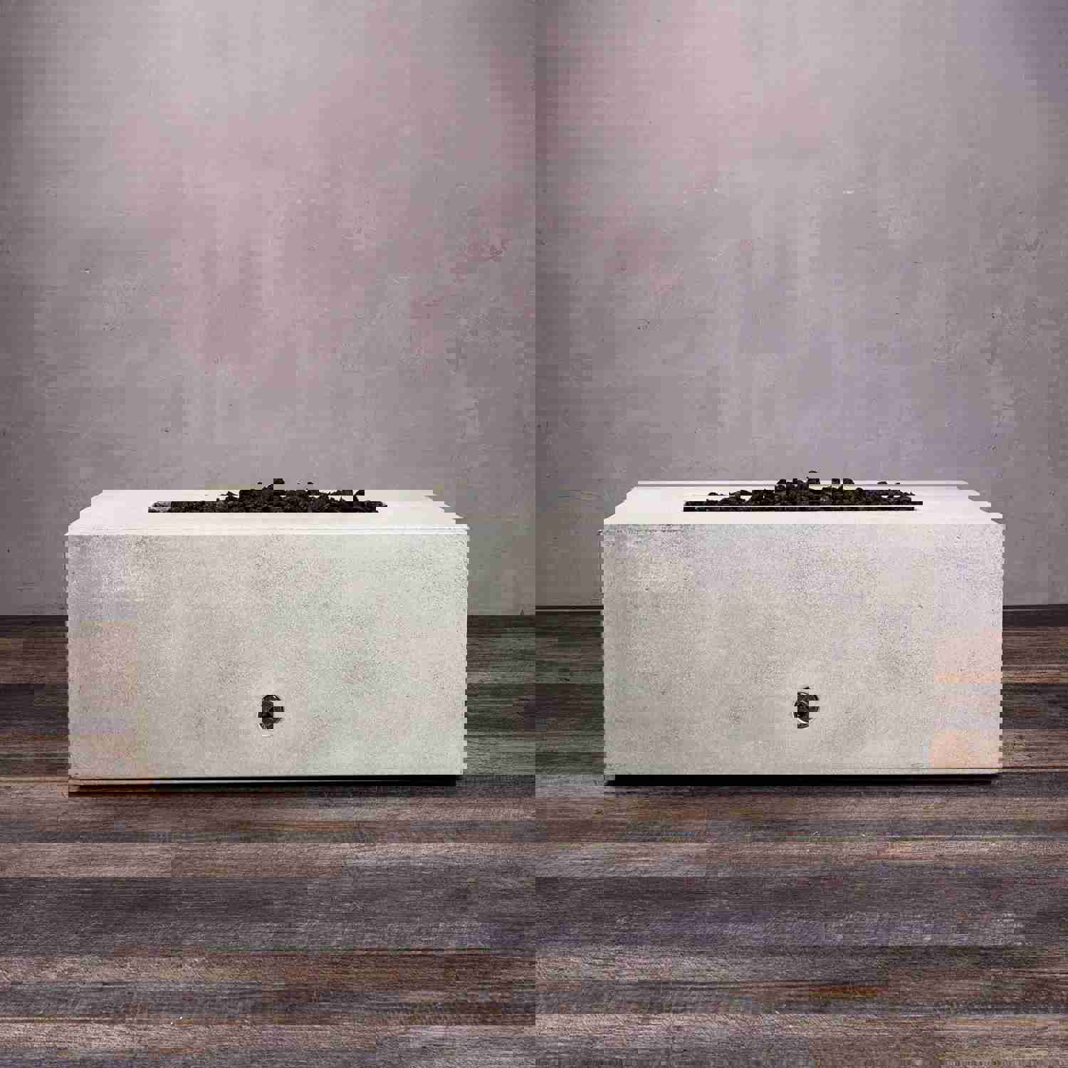 Starfire Designs Gravity 48 x 32 Rectangle Concrete Gas Fire Pit