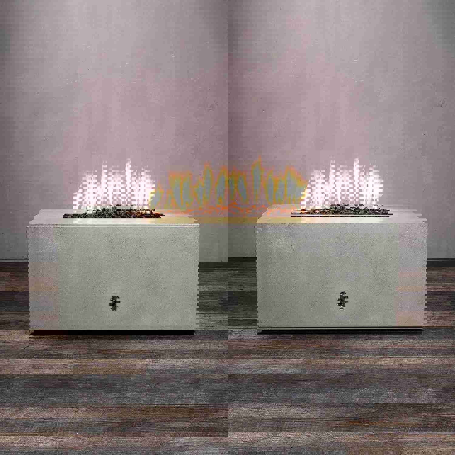 Starfire Designs Gravity 48 x 32 Rectangle Concrete Gas Fire Pit