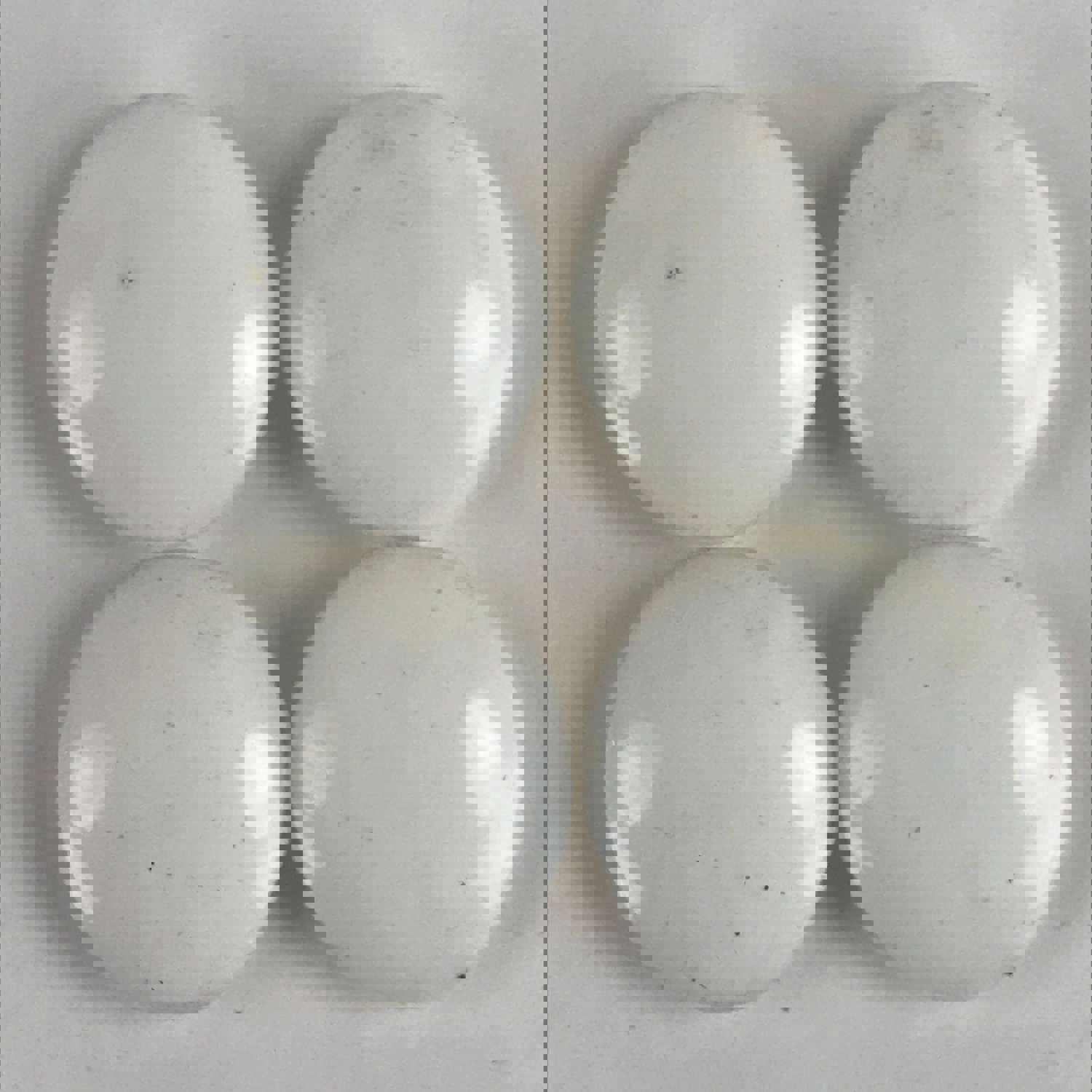 Vintage Japanese Go Stone Goishi Game Piece Complete Set with Wood Bowls