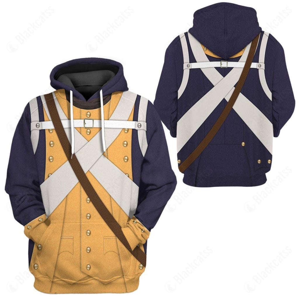 Historical American Infantry Full Marching Order 1776-1783 Apparel