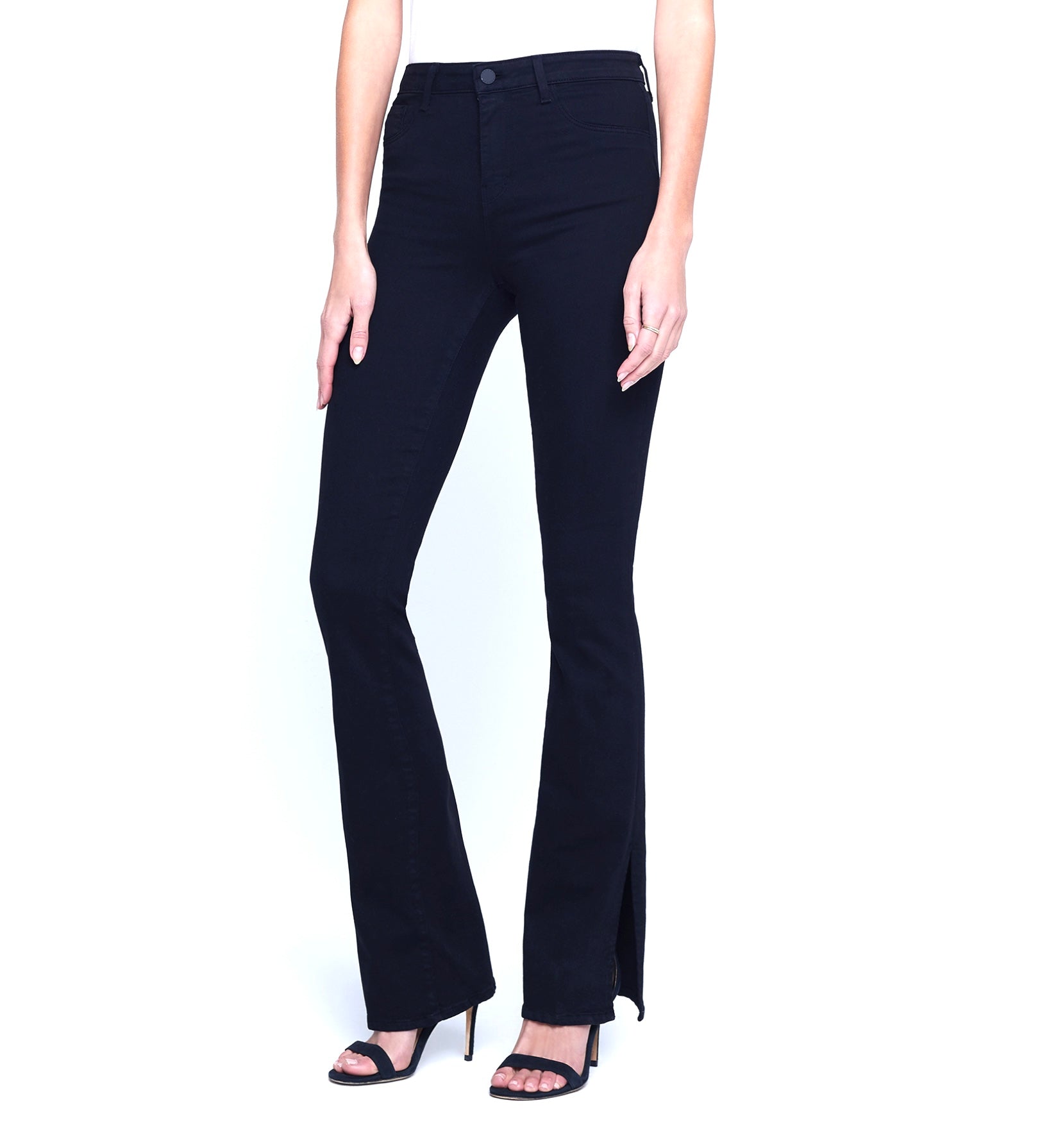 LAgence Abilene Baby Boot Slit Jeans