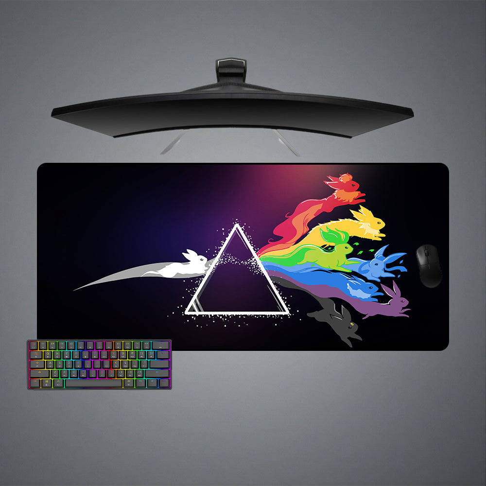 Pokemon Triangle Design Gaming Mouse Pad for Computer Desk - M-XXL Size