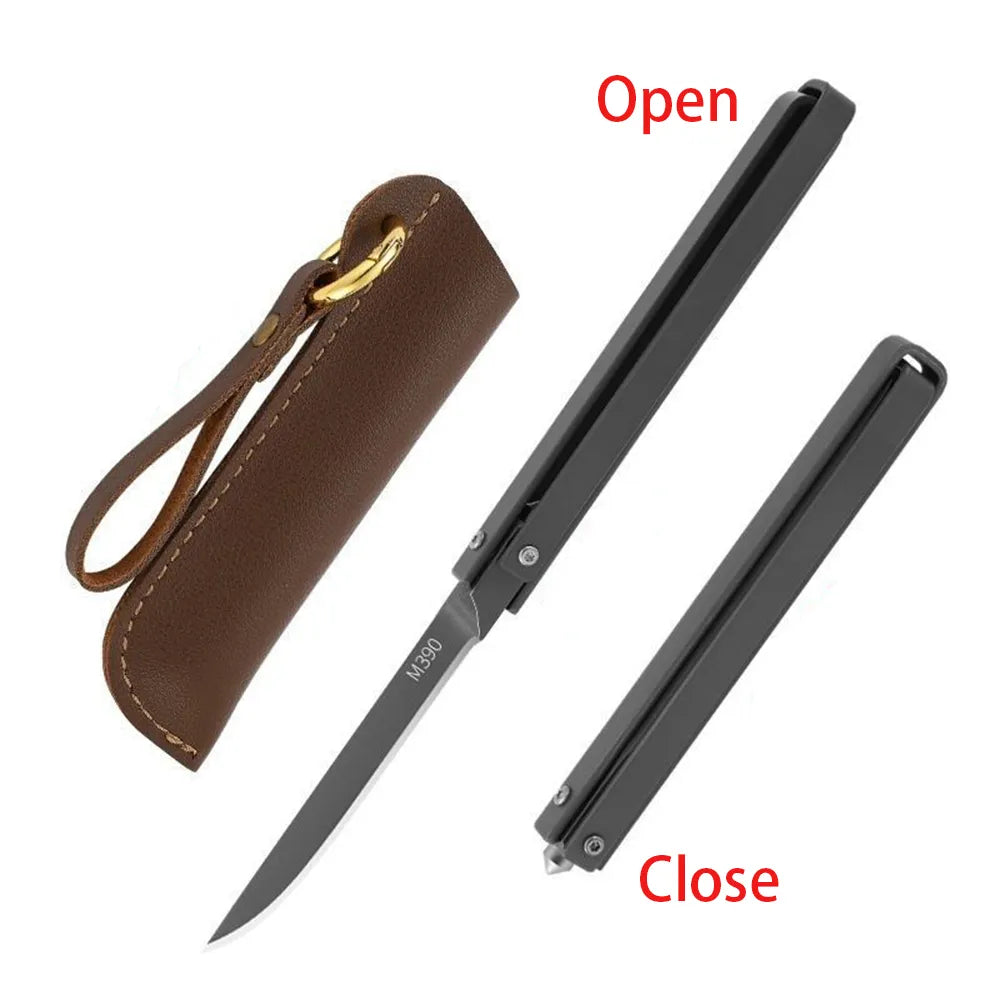 Newest 2 In 1 Mini Folding Knife with Broken Window Tool - Outdoor Survival Pocket Knife