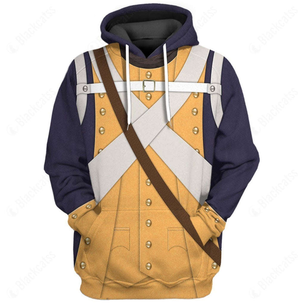 Historical American Infantry Full Marching Order 1776-1783 Apparel