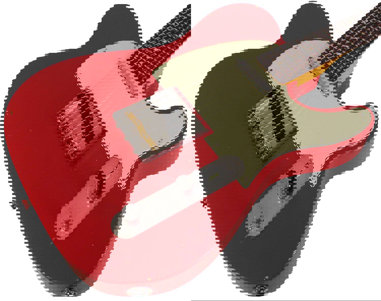 Nash T-63 Guitar, Dakota Red, Light Aging - Vintage Styled Tele Model