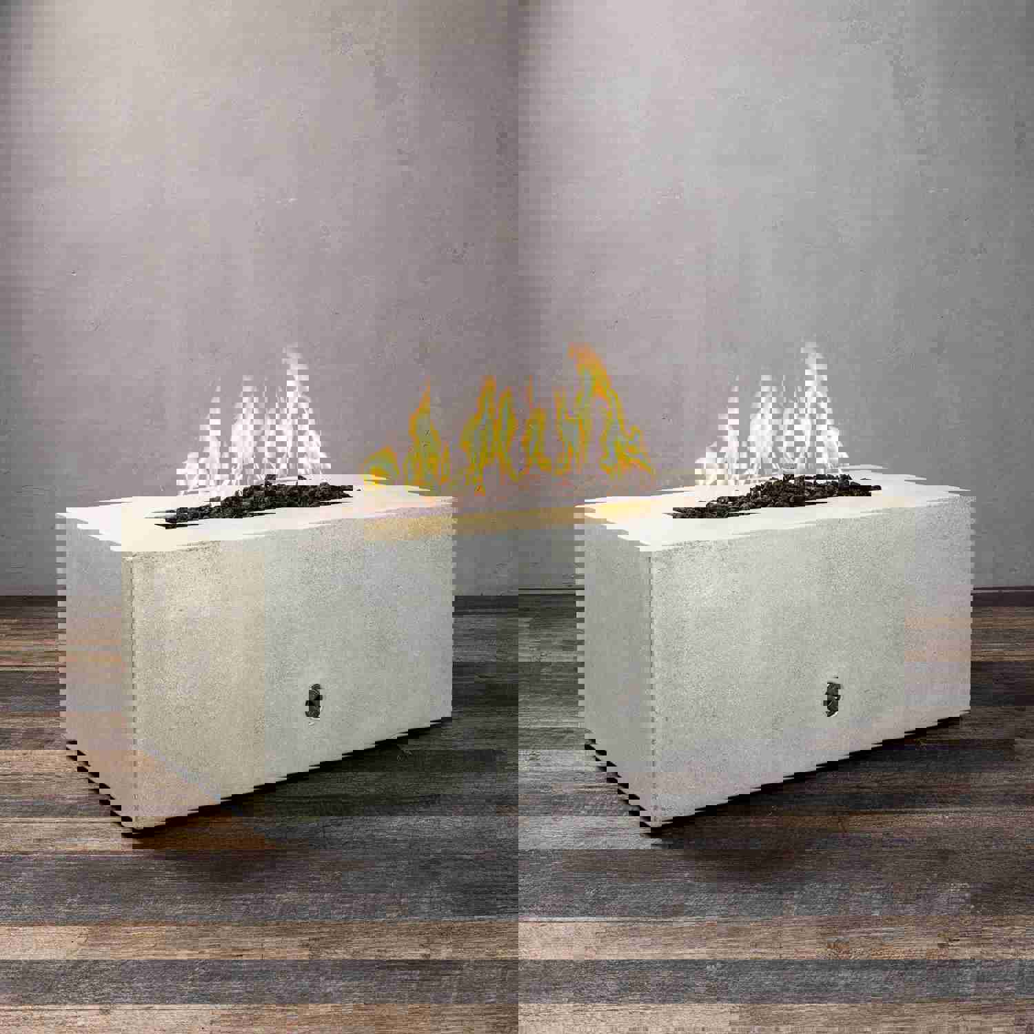 Starfire Designs Gravity 48 x 32 Rectangle Concrete Gas Fire Pit