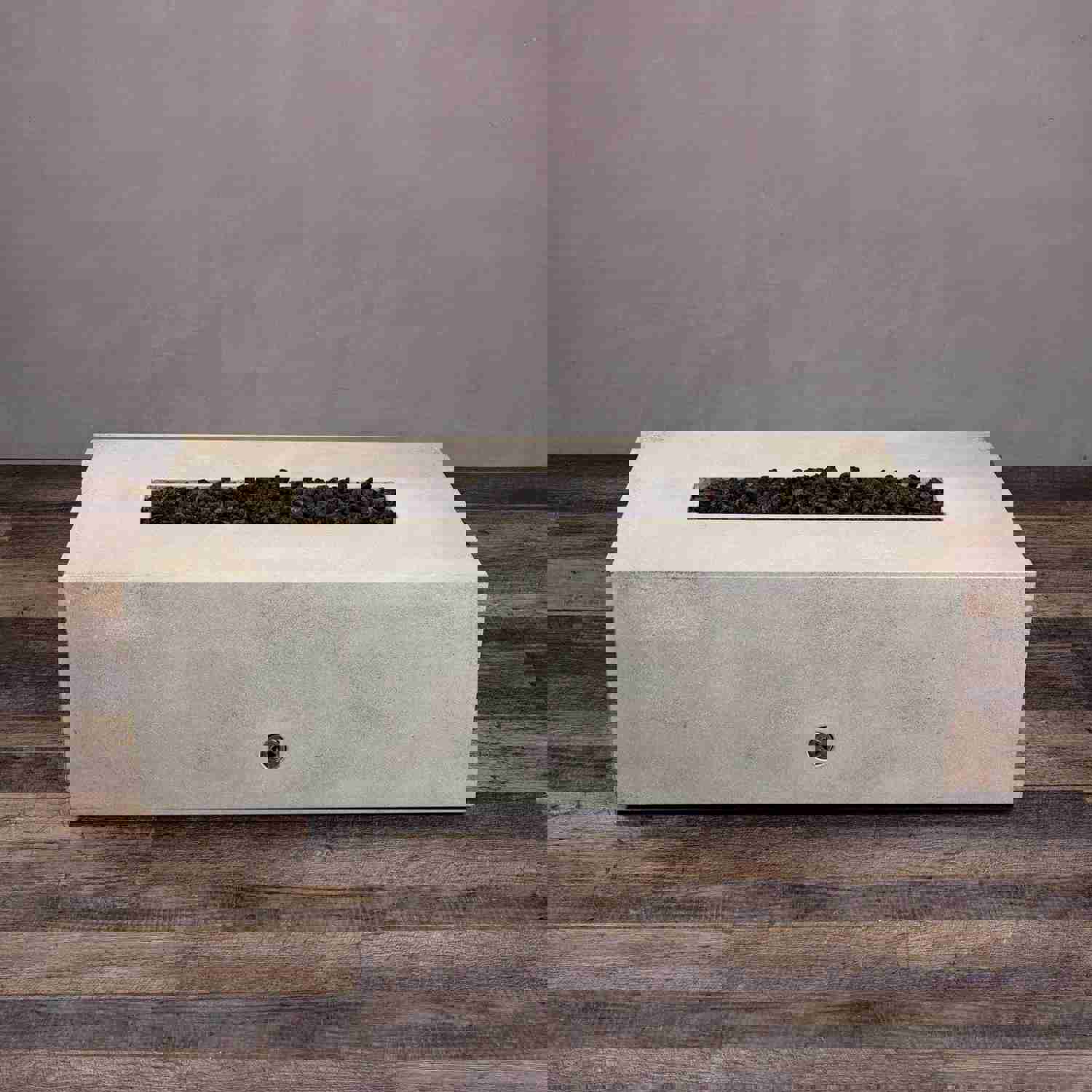 Starfire Designs Gravity 48 x 32 Rectangle Concrete Gas Fire Pit