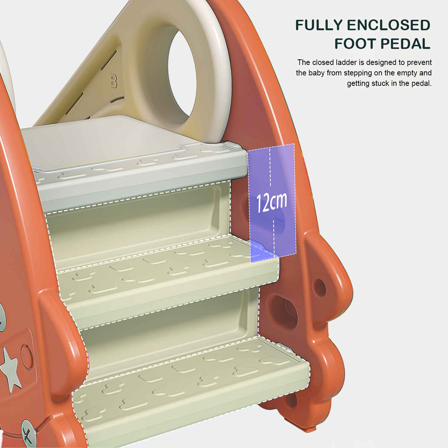 Toddler Slide Climber Set - Indoor Outdoor 3 Steps Freestanding Children's Slide