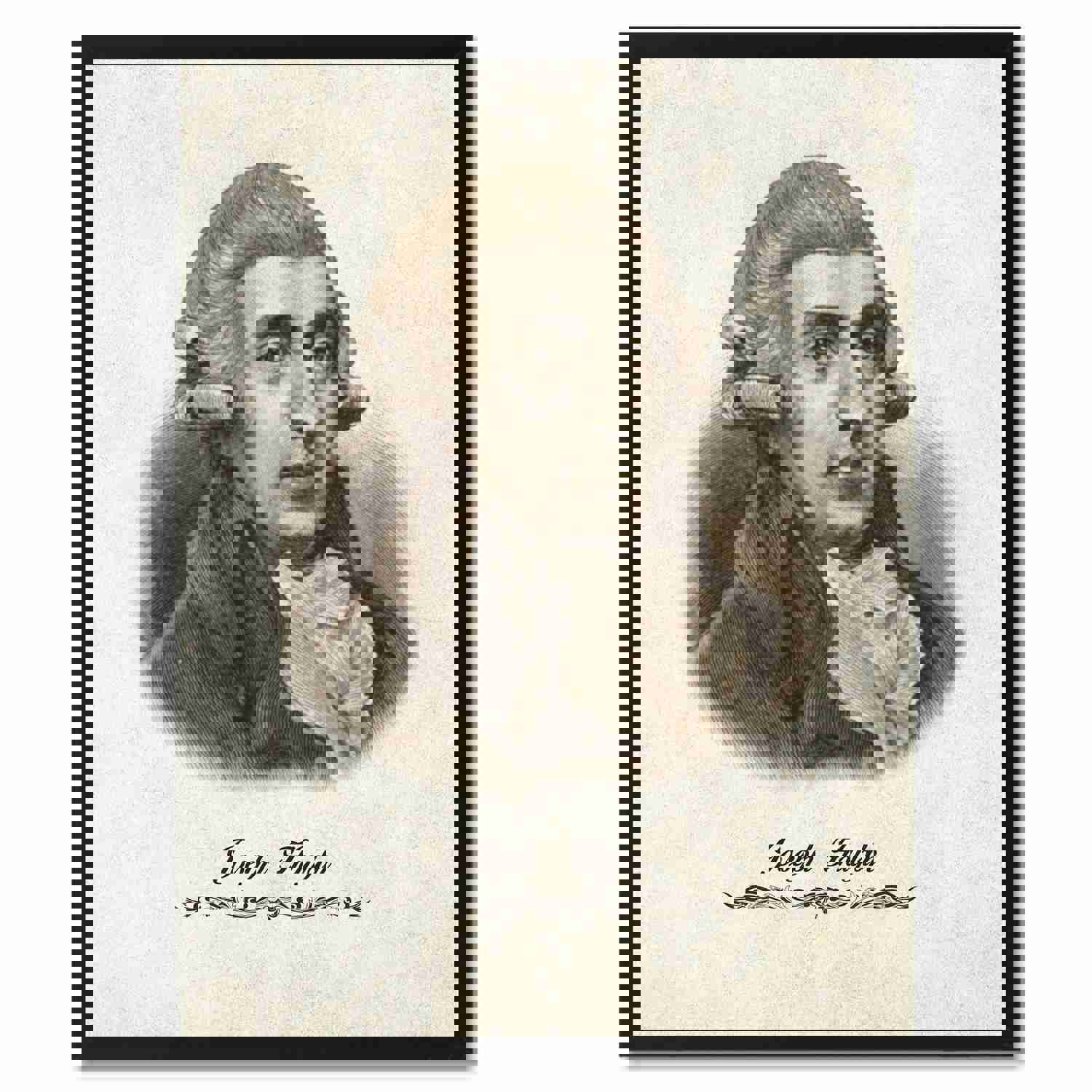 Haydn Musician Canvas Print Pictures Frames Music Home Décor Wall Art Gifts