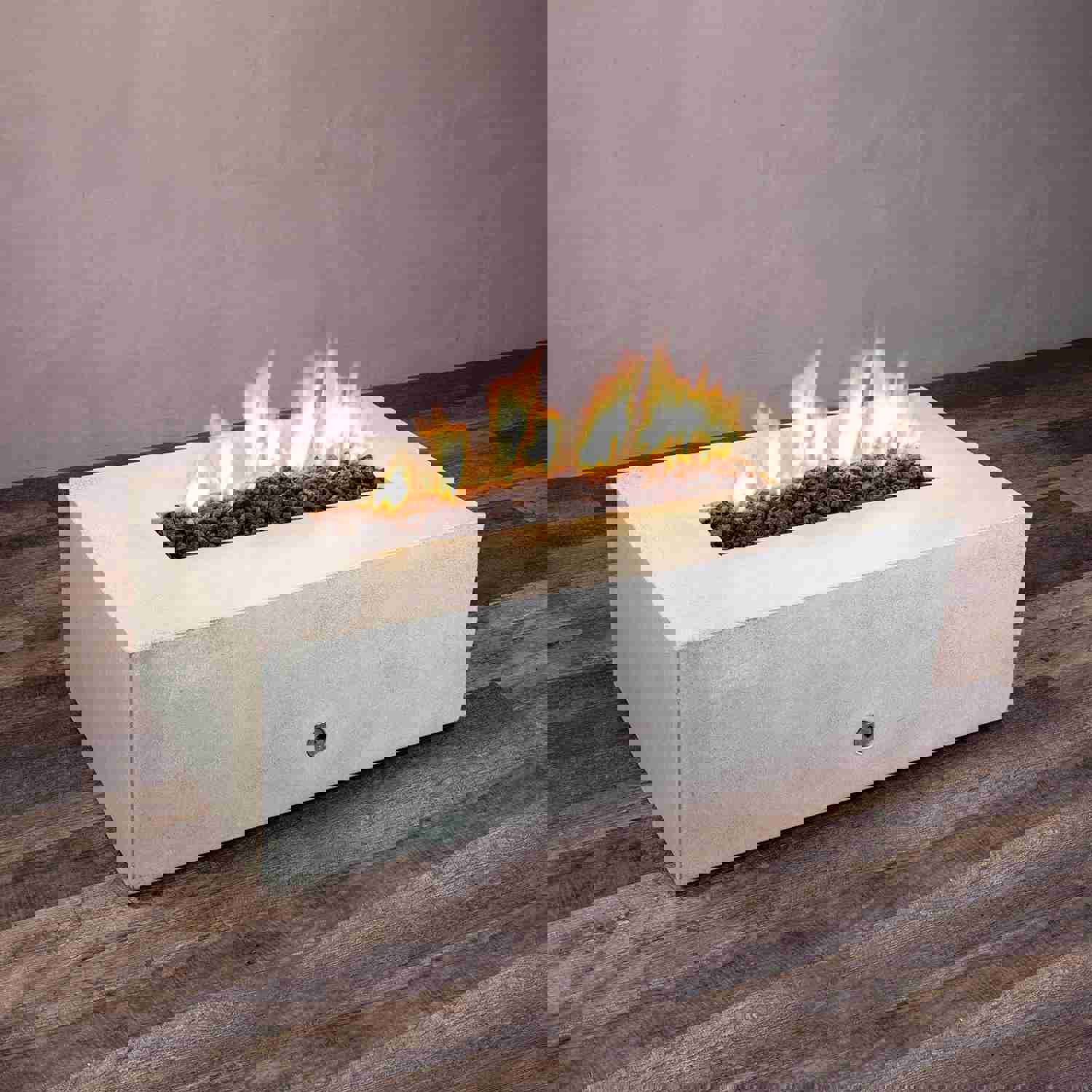 Starfire Designs Gravity 48 x 32 Rectangle Concrete Gas Fire Pit