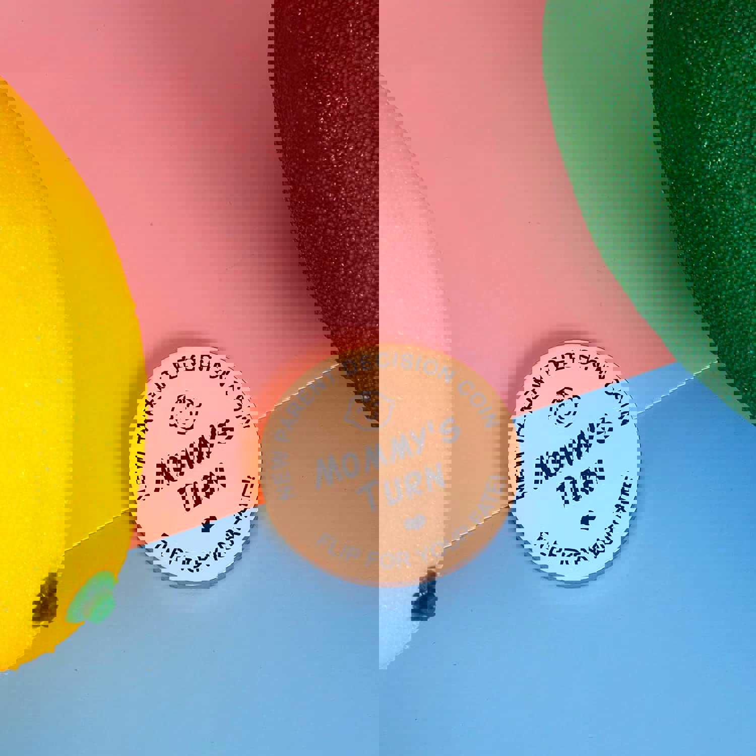 Doubled-Sided Prank Coin - Funny Gift for New Dads, Pregnancy Announcement Idea