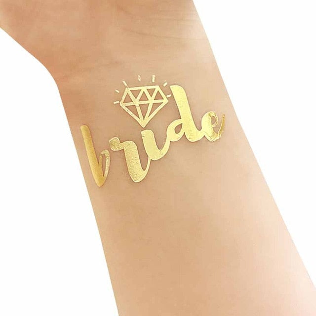 Team Bride Tribe Stickers - Bridesmaid & Mr and Mrs Glass Stickers for Bachelorette Party