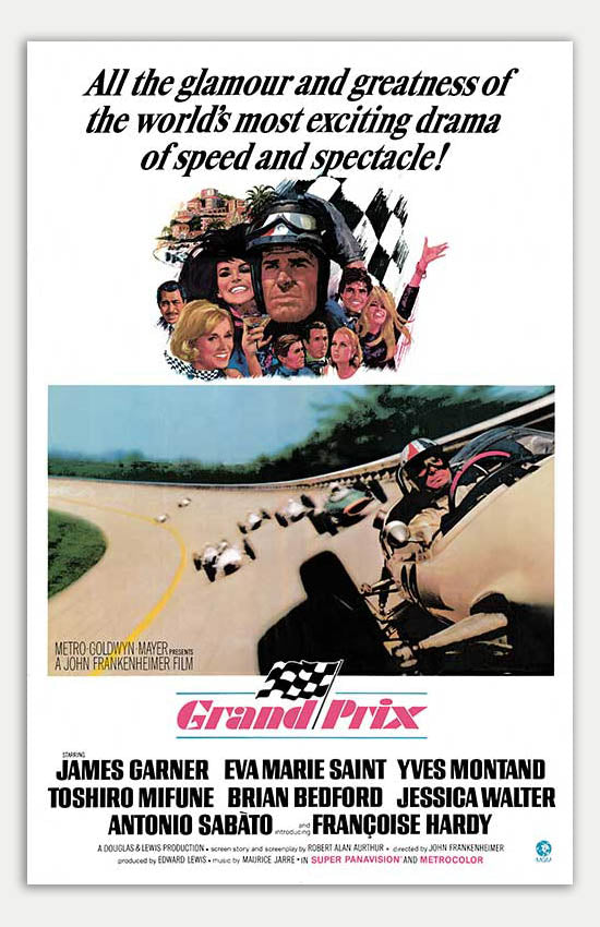 Grand Prix - 11 x 17 Movie Poster (1967 Reprint)