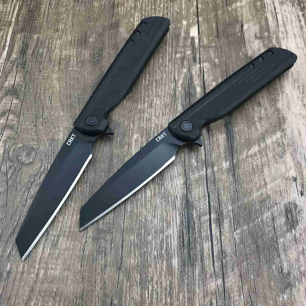 CRKT 3802 Outdoor Folding Blade Survival Pocket Knife - Stainless Steel Tactical EDC Gear