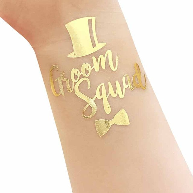 Team Bride Tribe Stickers - Bridesmaid & Mr and Mrs Glass Stickers for Bachelorette Party