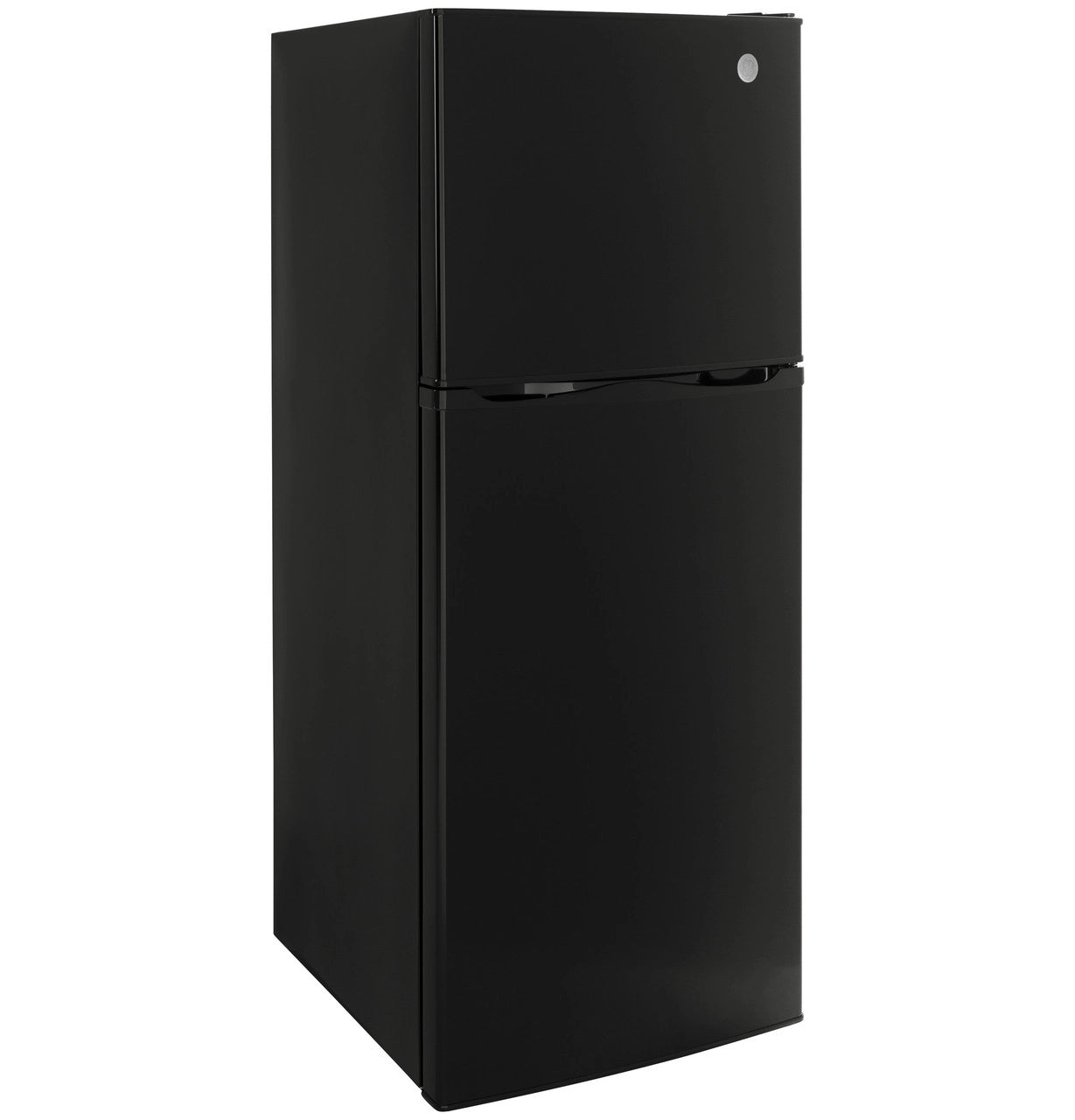 GE Appliances 9.8 Cu. Ft. 12 Volt DC Power Top-Freezer Refrigerator - Black